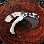 The Dexter Morgan  // 4 Knife Set // Stainless Steel Scales