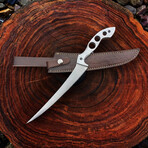 The Dexter Morgan  // 4 Knife Set // Stainless Steel Scales