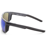 Men's // Costa Del Mar // Rectangular - Shiny Grey Frame + Polarized Blue Mirror