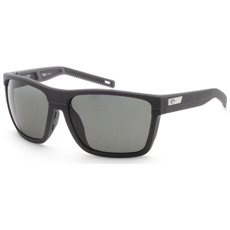 Men's // Costa Del Mar // Square - Dark Grey Frame + Polarized Grey