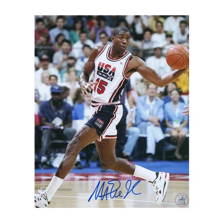 Magic Johnson // LA Lakers // Signed USA 1992 Olympic Dream Team Photo