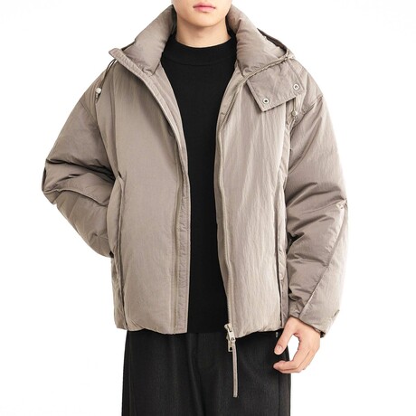 Active Insulated Hooded Jacket // Champagne (XS)