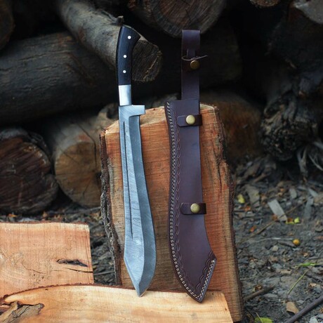The Bush Master "Machete Knife" // Brown Dense Wood