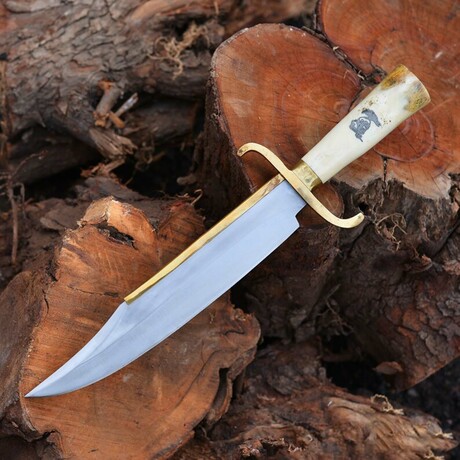 The Expendables "Bowie Knife" // White Camel Bone