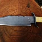 The Juan Padillo "Bowie Knife" // White Camel Bone