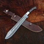 The Bush Master "Machete Knife" // Brown Dense Wood
