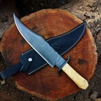 The Juan Padillo "Bowie Knife" // White Camel Bone