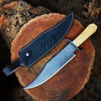 The Juan Padillo "Bowie Knife" // White Camel Bone