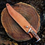 The Rambo 3 "Bowie Knife" // Brown Dense Wood