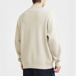 1/4 Zip Sweater // Apricot (XS)