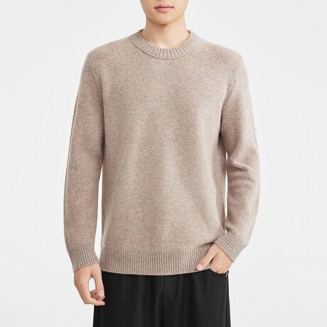 Crewneck Sweater // Camel (XS)