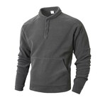 Mockneck Sweatshirt // Grey (S)