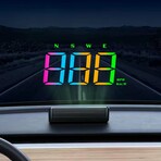 GPS Head-Up Speedometer Display — Large Font, Auto-Brightness & MPH Speed