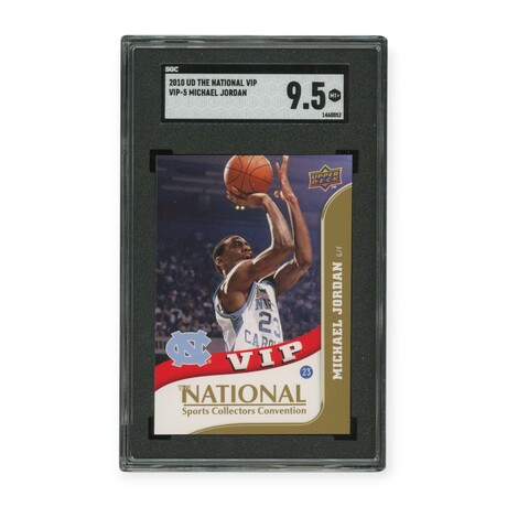 Michael Jordan // 2010 Upper Deck National Convention VIP // SGC 9.5 Mint+