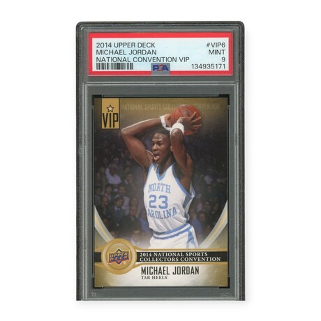 Michael Jordan // 2014 Upper Deck National Convention VIP // PSA 9 Mint