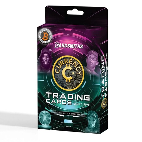 Currency Series 5 Trading Cards Collector Box Master Case // 48 Boxes
