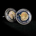 Australia // Merino Ram Shilling // Coin Cufflink