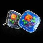 Bahamas // Habiscus 15 Cents // Coin Cufflink