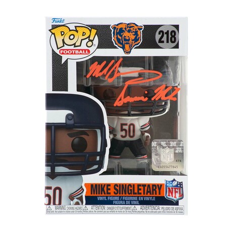 Mike Singletary // Chicago Bears // Signed Funko Pop #218