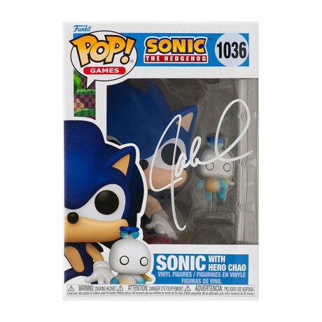 Jaleel White // Signed Sonic The Hedgehog With Chao Funko Pop #1036