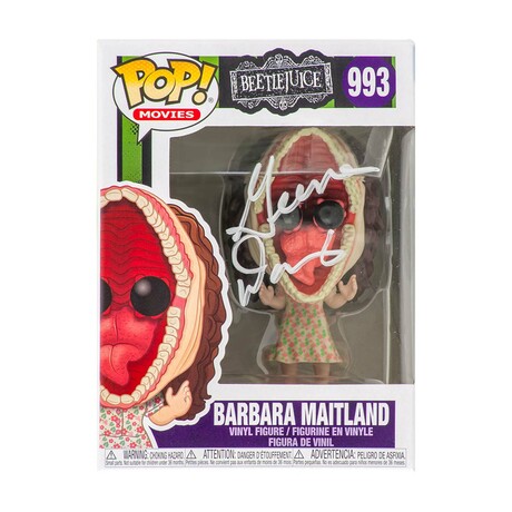 Geena Davis // Beetlejuice // Signed Barbara (Transformed) Funko Pop #993