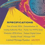 2024 Alien Encounters 1 Troy Ounce