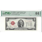 1928 G $ 2 Legal Tender Note PMG 64 EPQ # 591
