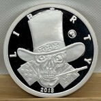 2018 DEAD MANS HAND 5 Ounce Silver