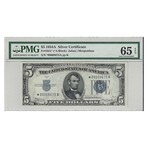 1934 A STAR $ 5 Silver Certificate PMG 65 # 675