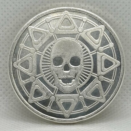 2009 Skull Front One Troy Ounce
