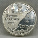 Don’t Tread On Me - Boston Tea Party 1 Troy Ounce