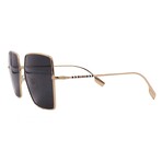 Burberry // Women's BE3133-110987 Square // Light Gold + Dark Grey