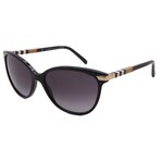 Burberry // Women's BE4216 30018G Square // Black + Grey Gradient
