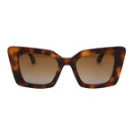 Burberry // Women's BE4344 3316T5 Square // Havana + Brown Gradient