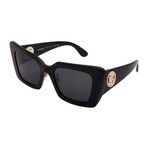 Burberry // Women's BE4344-300187 Square // Black + Grey Gradient