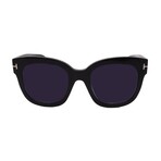 Tom Ford // Women's FT0613/S 01C Square // Black + Dark Grey