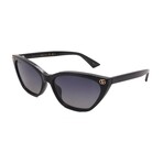 Gucci // Women's GG1815S-005 Cat eye // Black + Grey