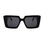 Prada // Women's PR23YS-1AB5S0 Square // Black + Dark Grey