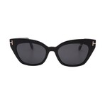 Tom Ford // Women's FT1031-01A Cat eye // Black + Dark Grey