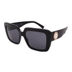 Versace // Women's VE4384B-GB1/87 Square // Black + Dark Grey