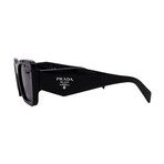 Prada // Women's PR08YSF-1AB5S0 Square // Black + Grey