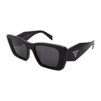 Prada // Women's PR08YSF-1AB5S0 Square // Black + Grey