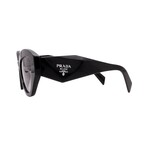 Prada // Women's PR07YS-1AB0A7 Square // Black + Grey Gradient