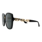 Versace // Women's VE4407D-GB1/87 Square // Black + Dark Grey