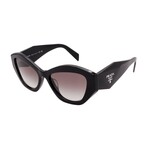 Prada // Women's PR07YS-1AB0A7 Square // Black + Grey Gradient