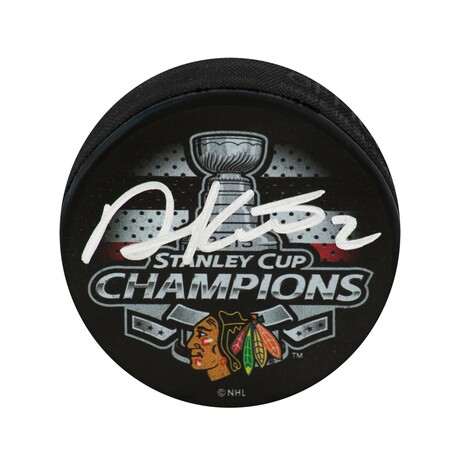 Duncan Keith // CHI Blackhawks // Signed 2015 Stanley Cup Champs Puck