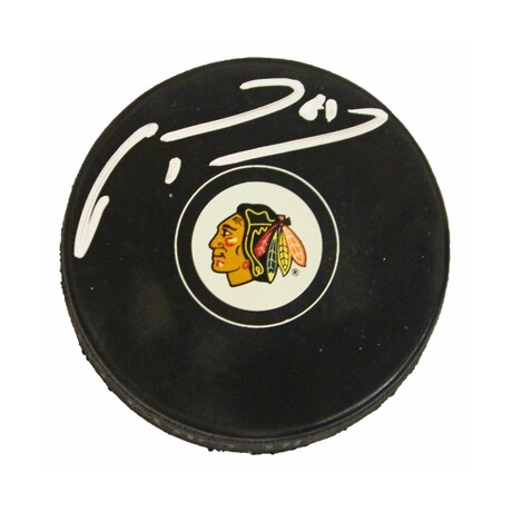 Marian Hossa // CHI Blackhawks // Signed Hockey Puck