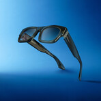 Bugatti - 48M // Men's Sunglasses // Grey Swirl - Silver