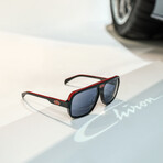 Bugatti - 06 // Men's Sunglasses // Black - Red
