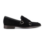 Elmaton Double Monk Loafers // Black (US: 8)